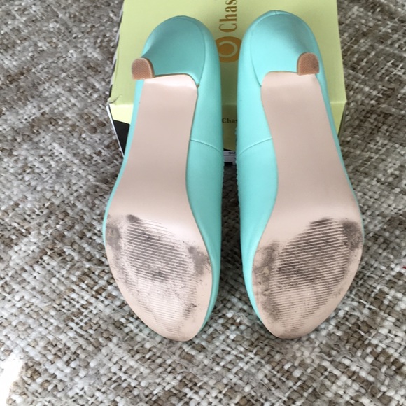 mint green mary jane shoes